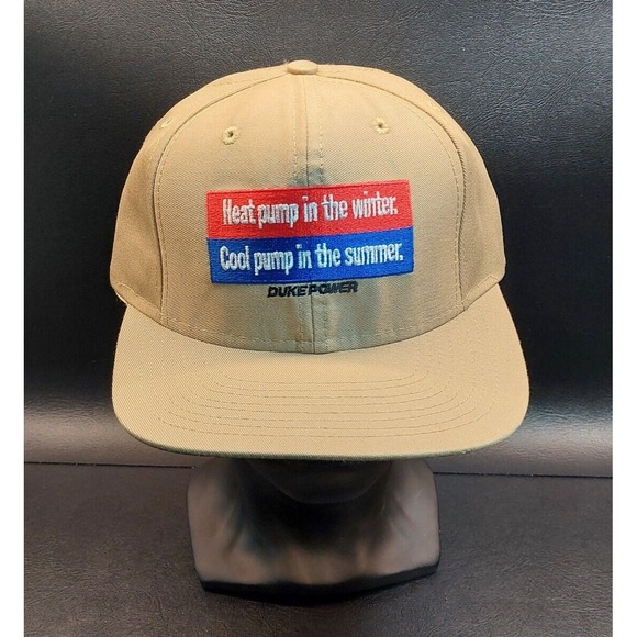 Jocassee Designs Other - Vintage Duke Power Heat Pump In The Winter Cool Pump Summer Snapback Hat Cap